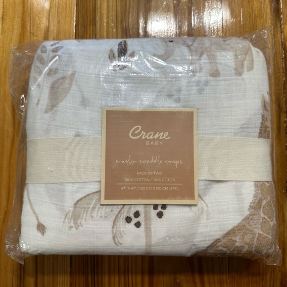 Crane Baby Muslin Swaddle Wraps - Picture 1 of 2
